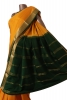 Classic Contrast Pure Mysore Crepe Silk Saree